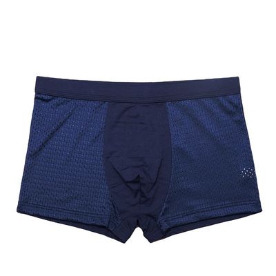 Crotch Mens Boxer Briefs Bamboo Fiber U Shape Breathable Quick Dry Underwear