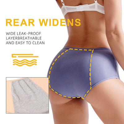 Eco-Friendly Bamboo Viscose Fabric Cool 3 Layers Female Leakproof Period Panties