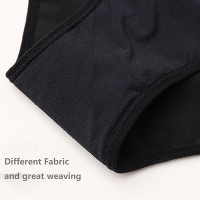 Mesh hole sexy lace  Period Panties 4 Layers menstrual panties niylon material for woman