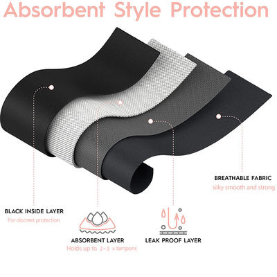 S-4XL Plus Size Leak Proof Underwear 4 Layer High Absorbency Menstrual Panties