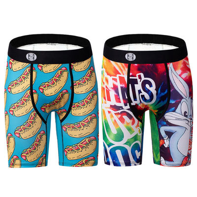 Custom Pattern Men'S Polyester Underwear Ethika Motorcycle Boxer Briefs
