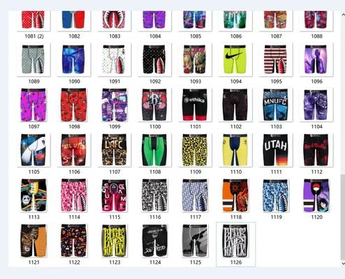 Custom Pattern Men'S Polyester Underwear Ethika Motorcycle Boxer Briefs