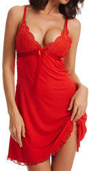Long Skirts Transparent Silk Satin Pajamas Hollow Out Back Sexy Lingerie Suit