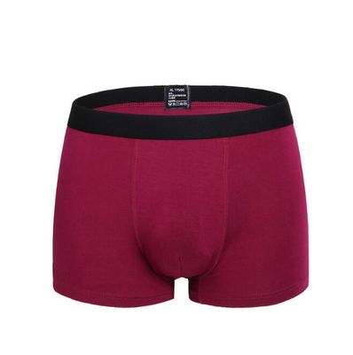 Customized Breathable Bamboo Fiber Underwear Mid Rise Plus Size Men Boxer Briefs