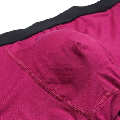 Customized Breathable Bamboo Fiber Underwear Mid Rise Plus Size Men Boxer Briefs