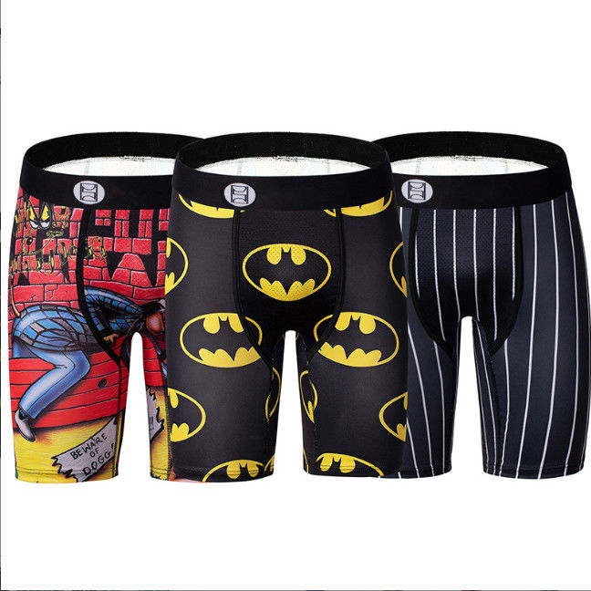 Custom Pattern Men'S Polyester Underwear Ethika Motorcycle Boxer Briefs